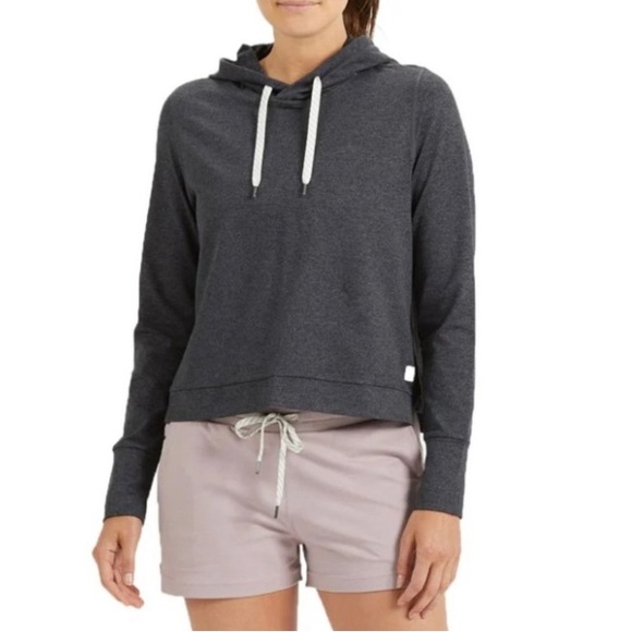 Vuori Tops - Womens Vuori Halo Essential Hoodie,  heathered gray, size M, EUC!